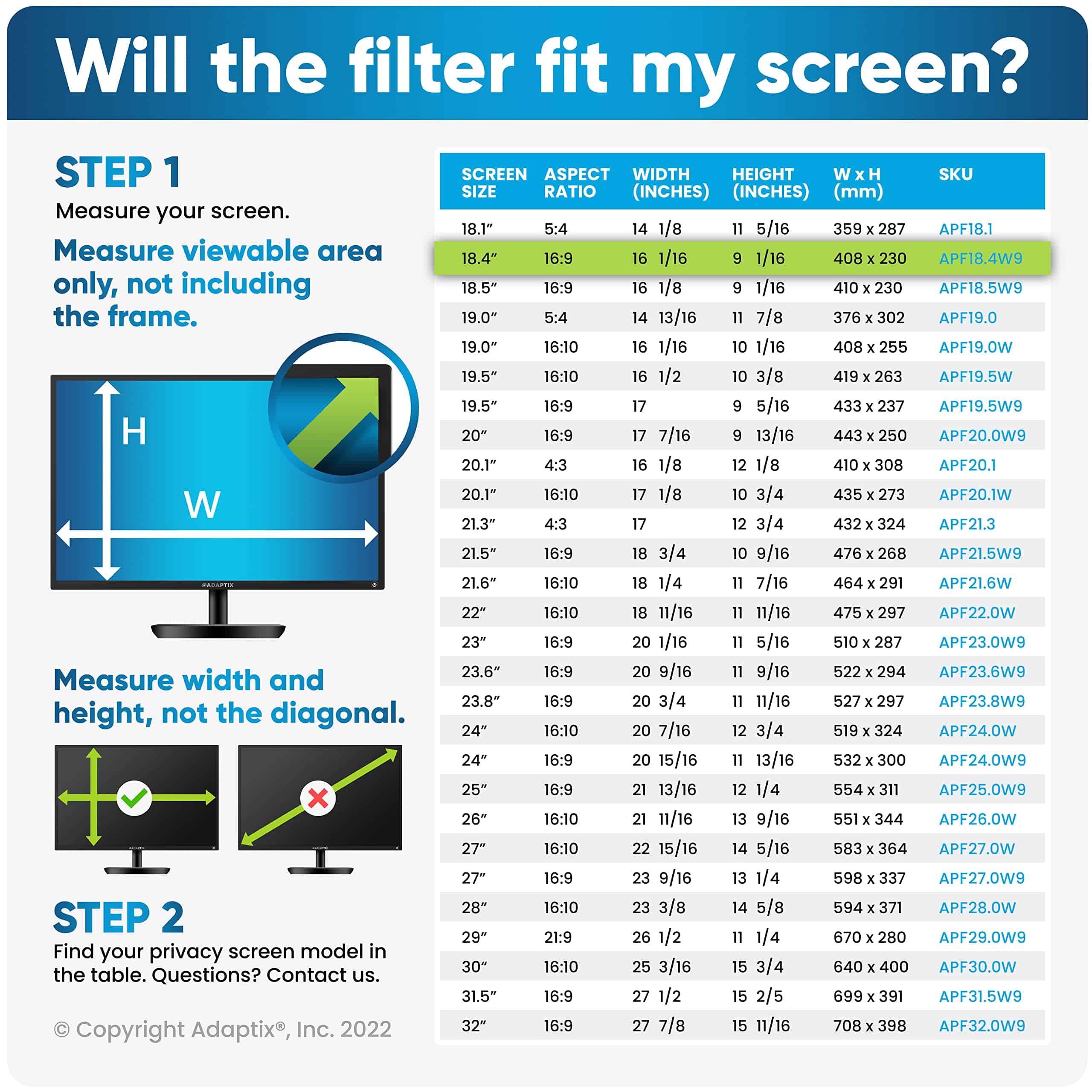 Filtro de Privacidad para Monitor Adaptix 18.4 Pulgadas - - Imagen 3