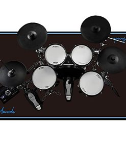 Tapete de batería Aucuda antideslizante 4x6ft, Tapete de