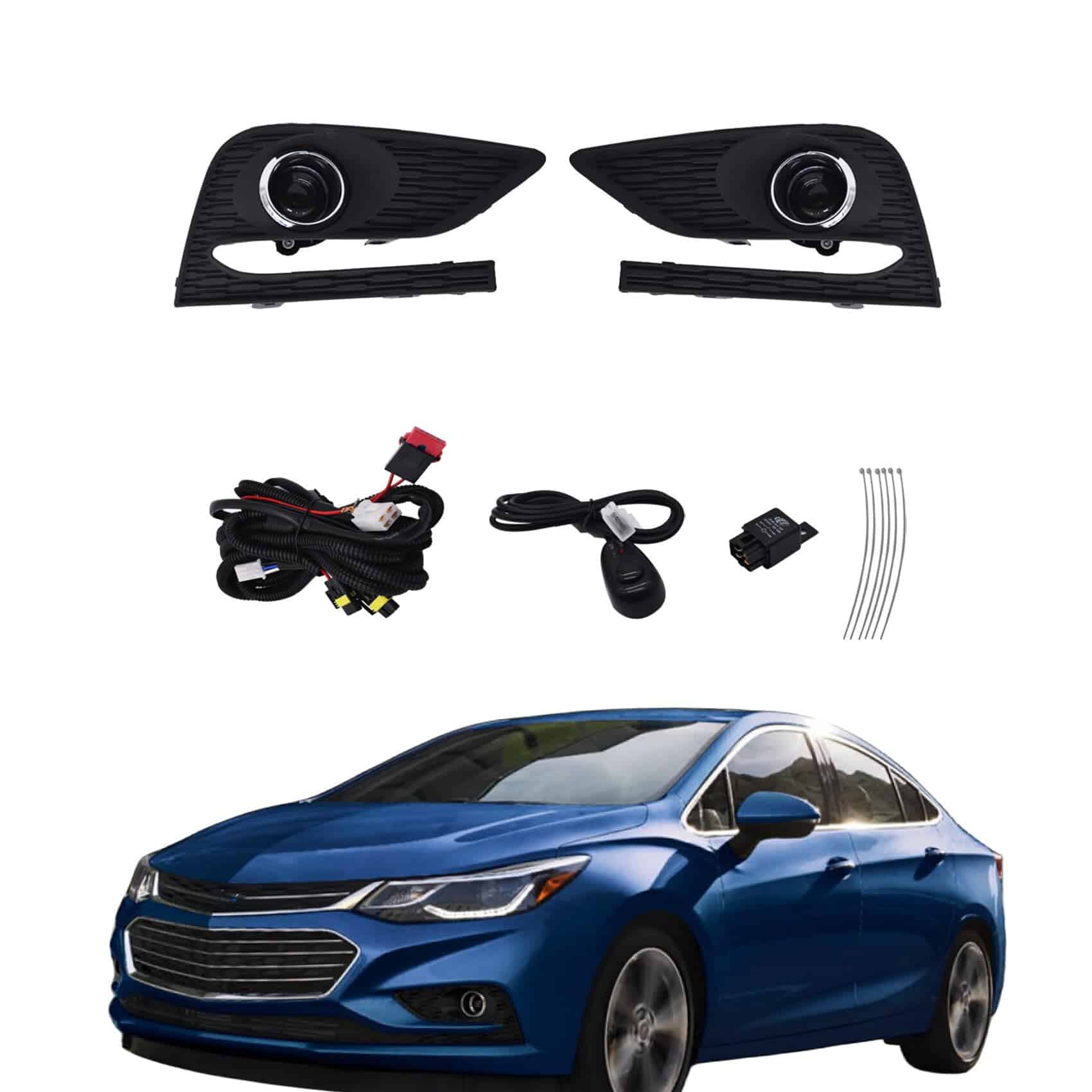 Conjunto de luces antiniebla delanteras izquierda y derecha