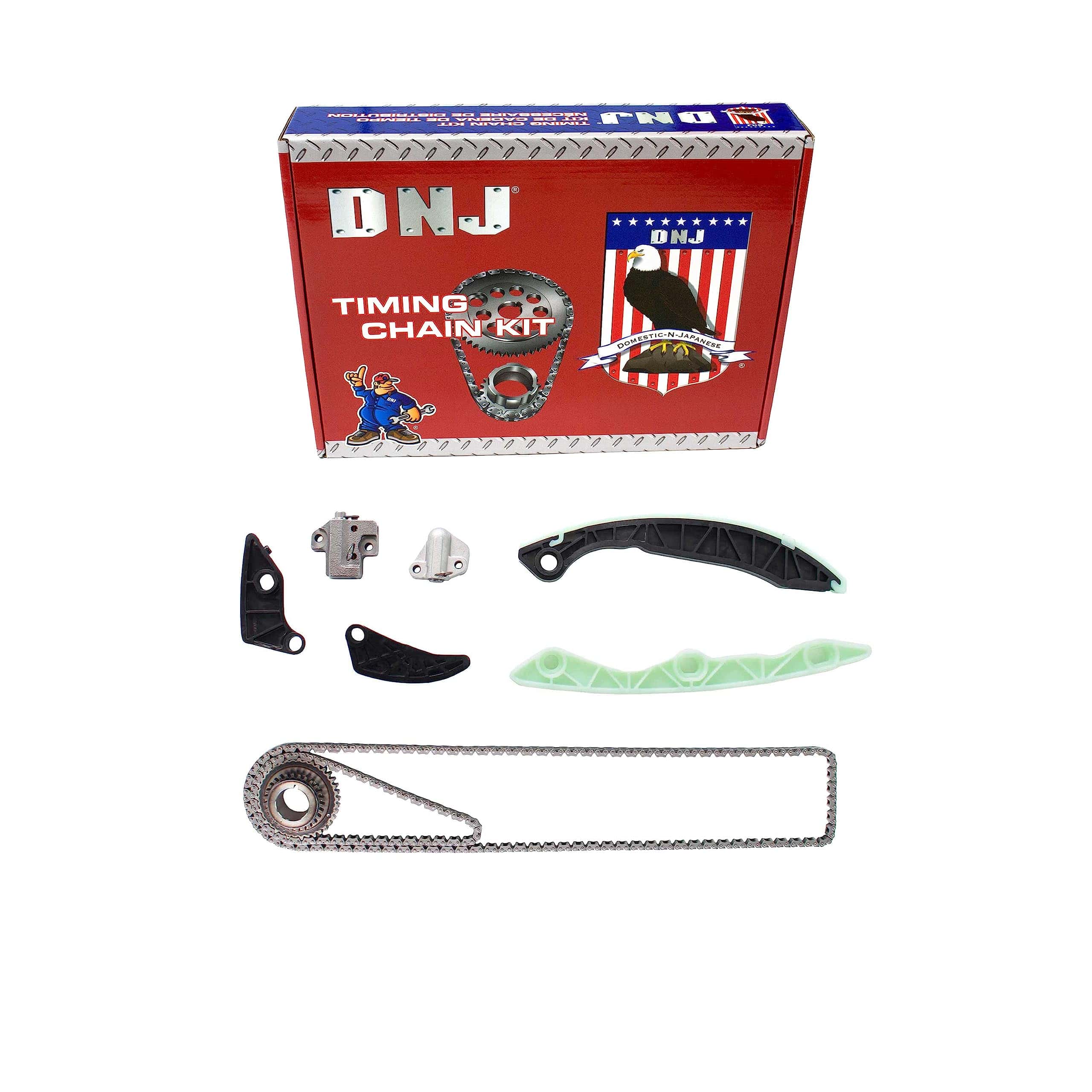 Juego de Cadena de Tiempo DNJ TK1171 para Chrysler, Fiat,