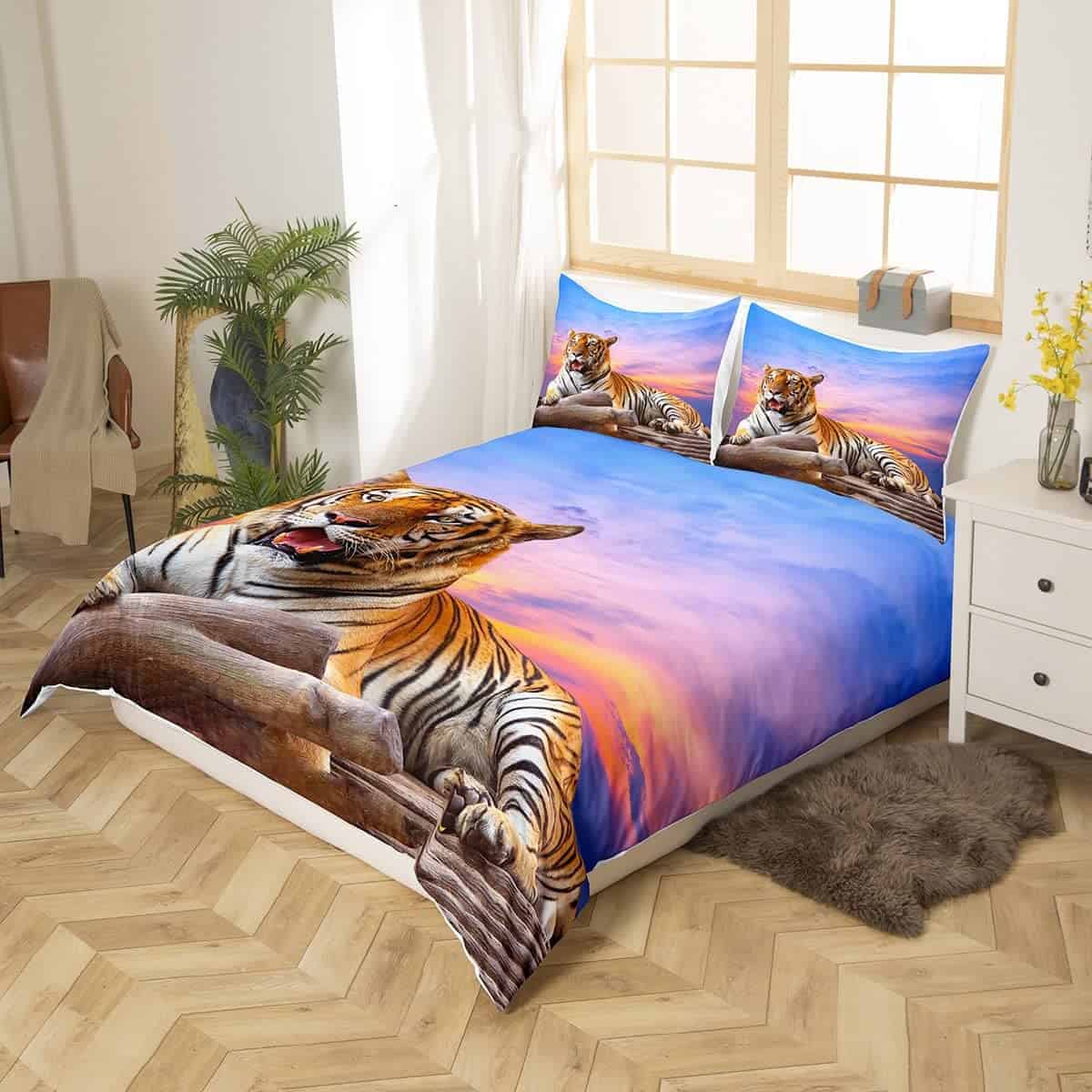 Funda de Edredón Tigre Feelyou Twin para Niños Niñas Juego - Imagen 3