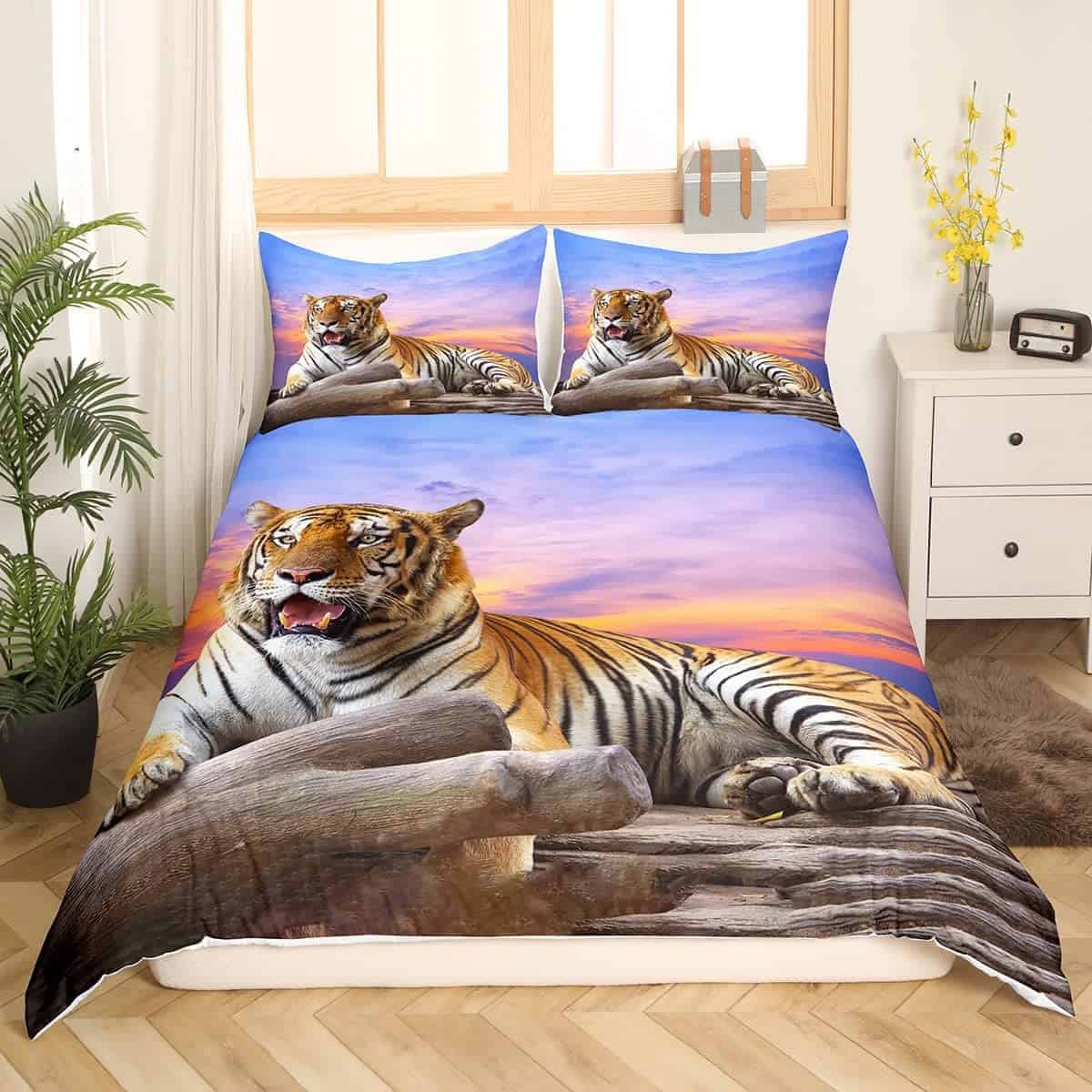 Funda de Edredón Tigre Feelyou Twin para Niños Niñas Juego - Imagen 4