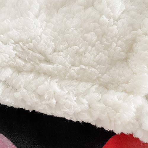 Manta de foto de lana de felpa personalizada con patrón 3D - Imagen 5