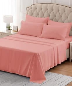 Juego de sábanas SLEEP ZONE Nanotex Super Soft -Rosa