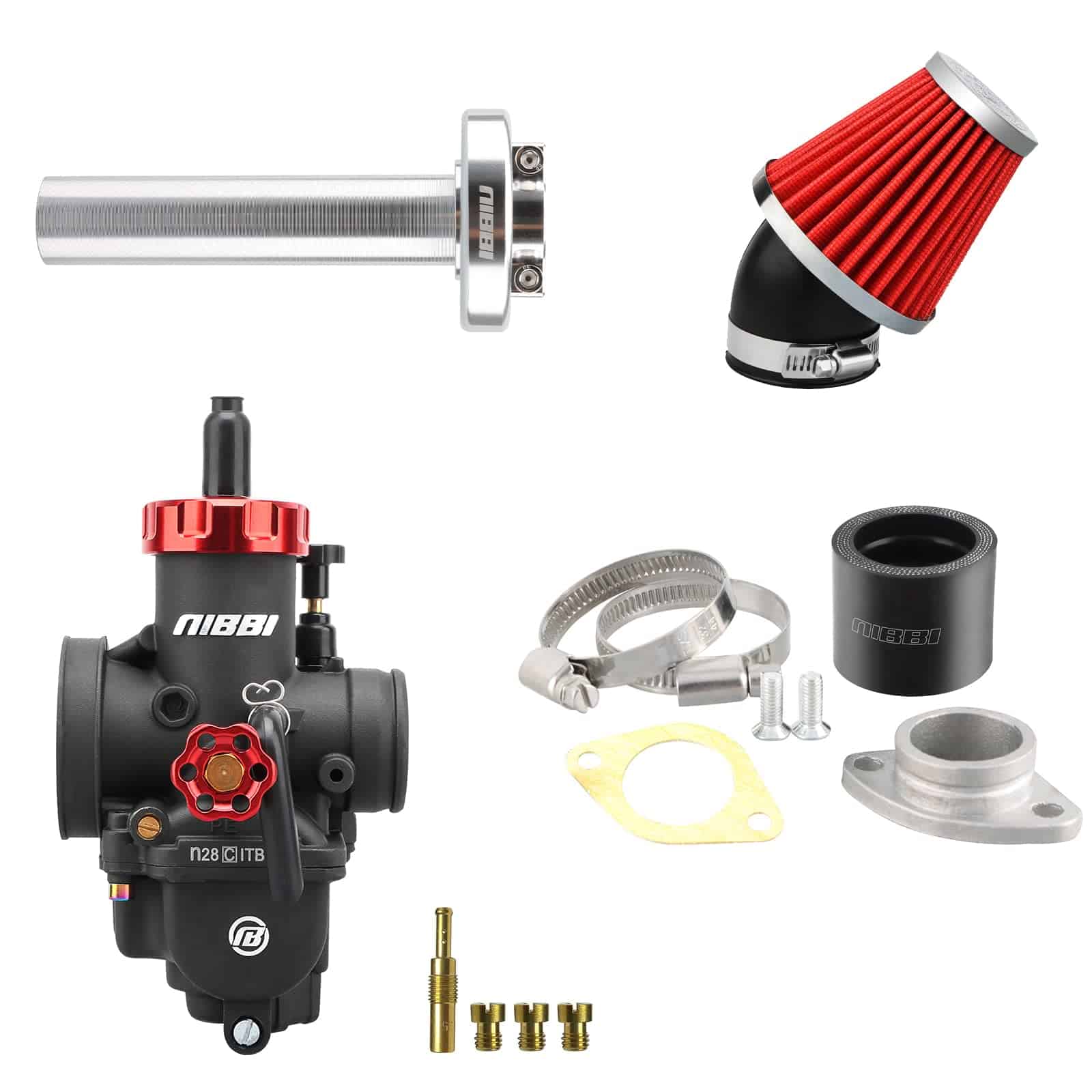 Carburador para motocicleta NIBBI 150CC Kit de carburador
