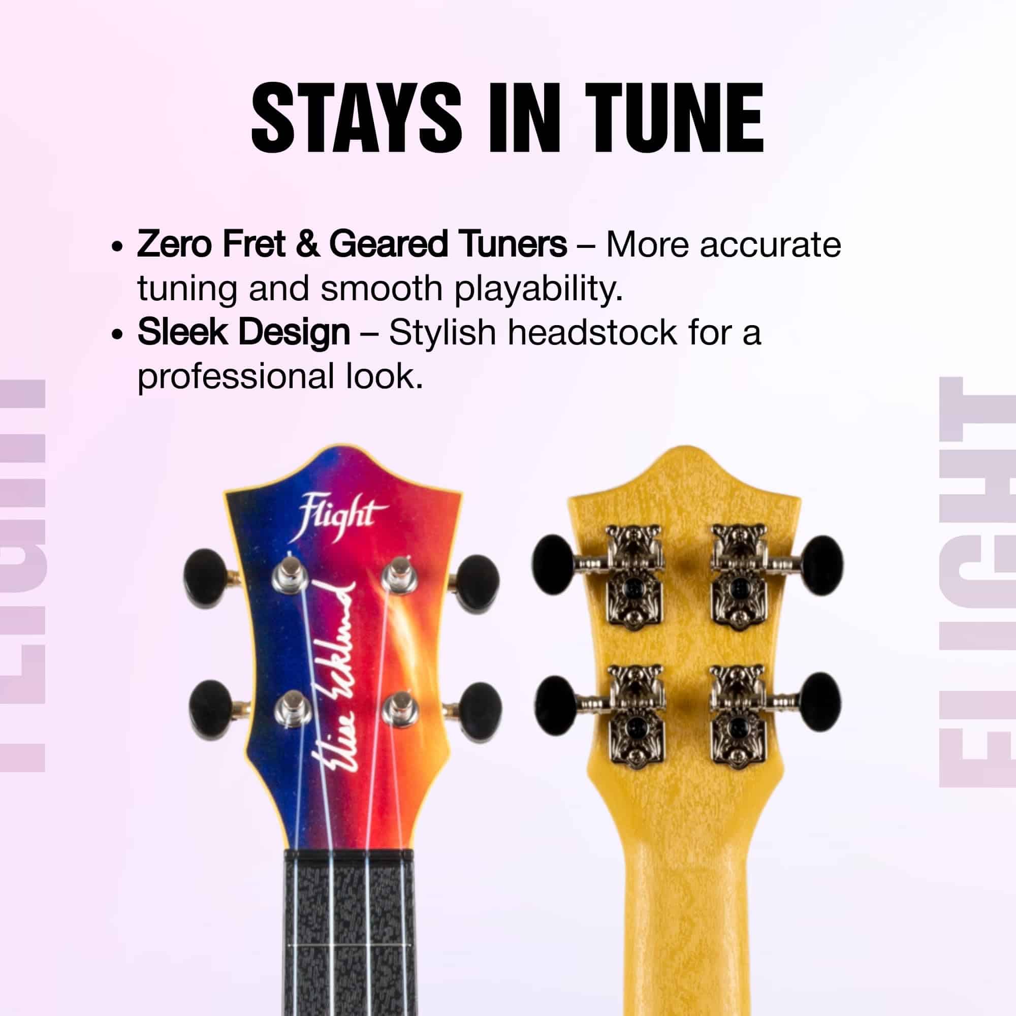 Flight Elise Ecklund Sunset Soprano Ukulele de 4 Cuerdas - Imagen 8