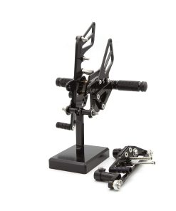 PROCNC Negro Motocicleta Aluminio Estriberas Traseras