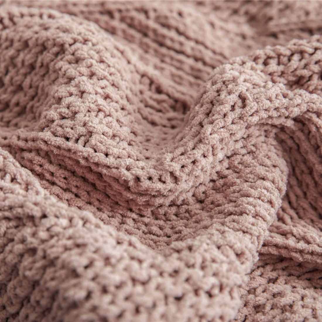 Manta de Punto con Borla de Piel Sintética Vctops Súper - Imagen 6