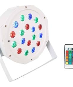Rockville BATTERY PAR 50 Luz LED Blanca Recargable DMX