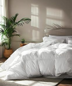 Edredón Queen Size Serta de Fibra de Plumas de Ganso y