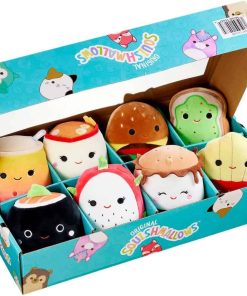 Squishmallow 5 pulgadas, Tema de Comida, Paquete de 8
