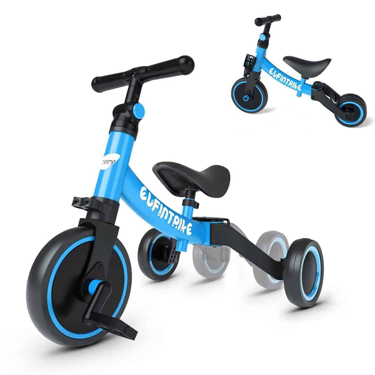 Bicicleta para niños besrey 5 en 1 para -Azul