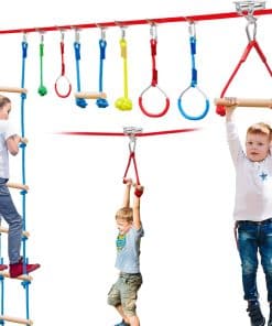 Curso de Obstáculos Ninja Warrior para Niños - 60ft