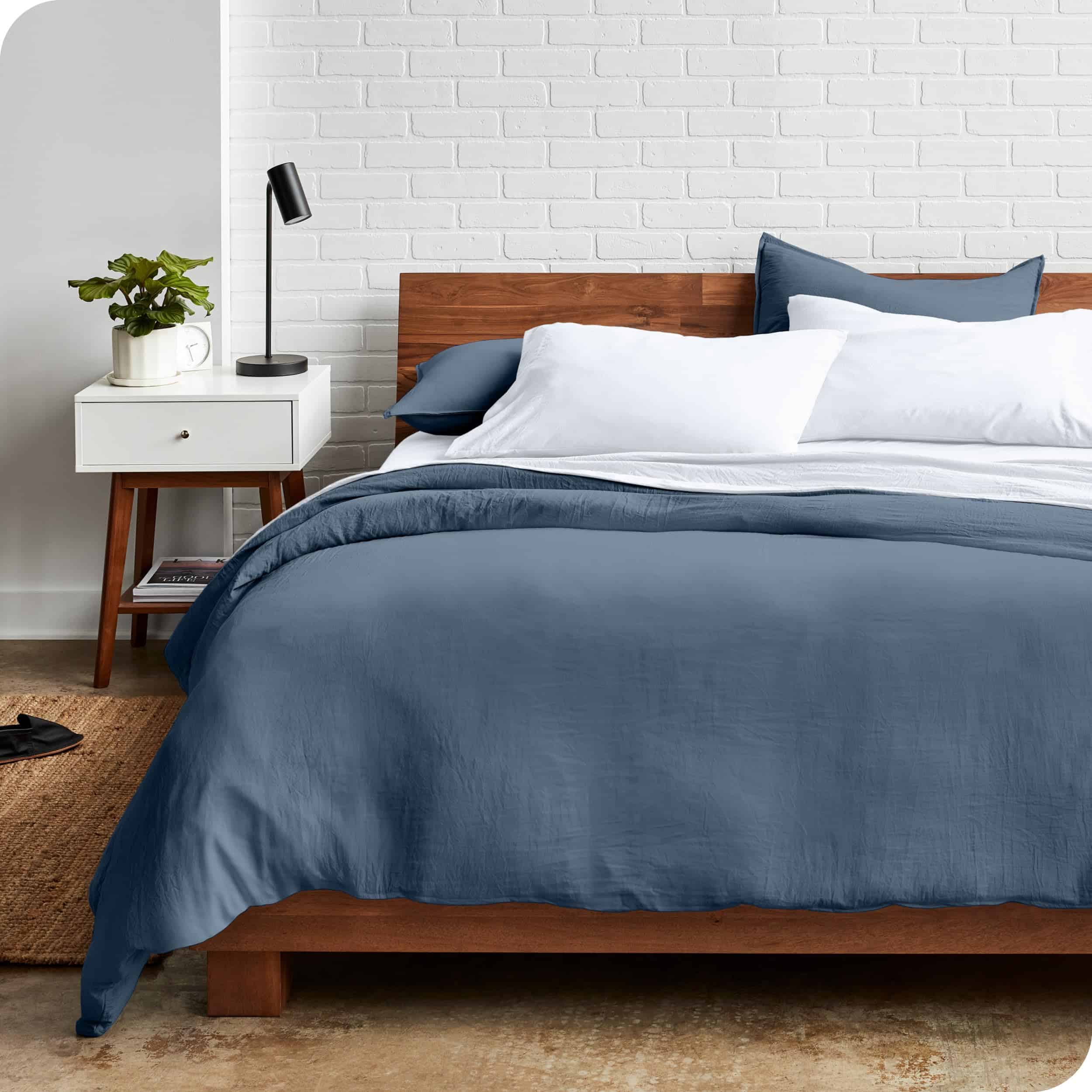 Fundas de Edredón Ultra Suaves Lavadas de Microfibra para - Imagen 4