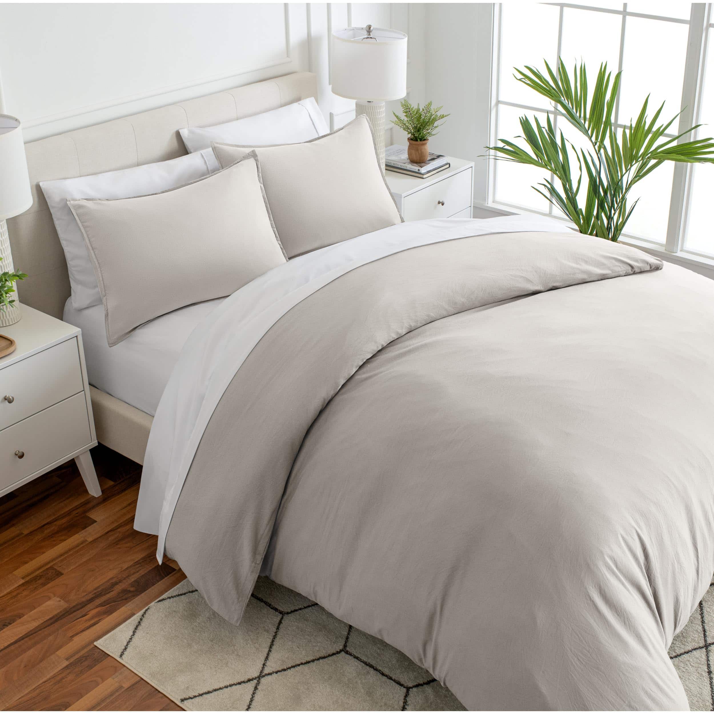 Juego de Funda de Edredón de Microfibra -Niebla