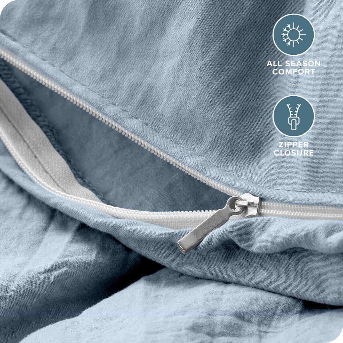 Funda de Edredón King/Cal King Ultra Suave de Microfibra - Imagen 5