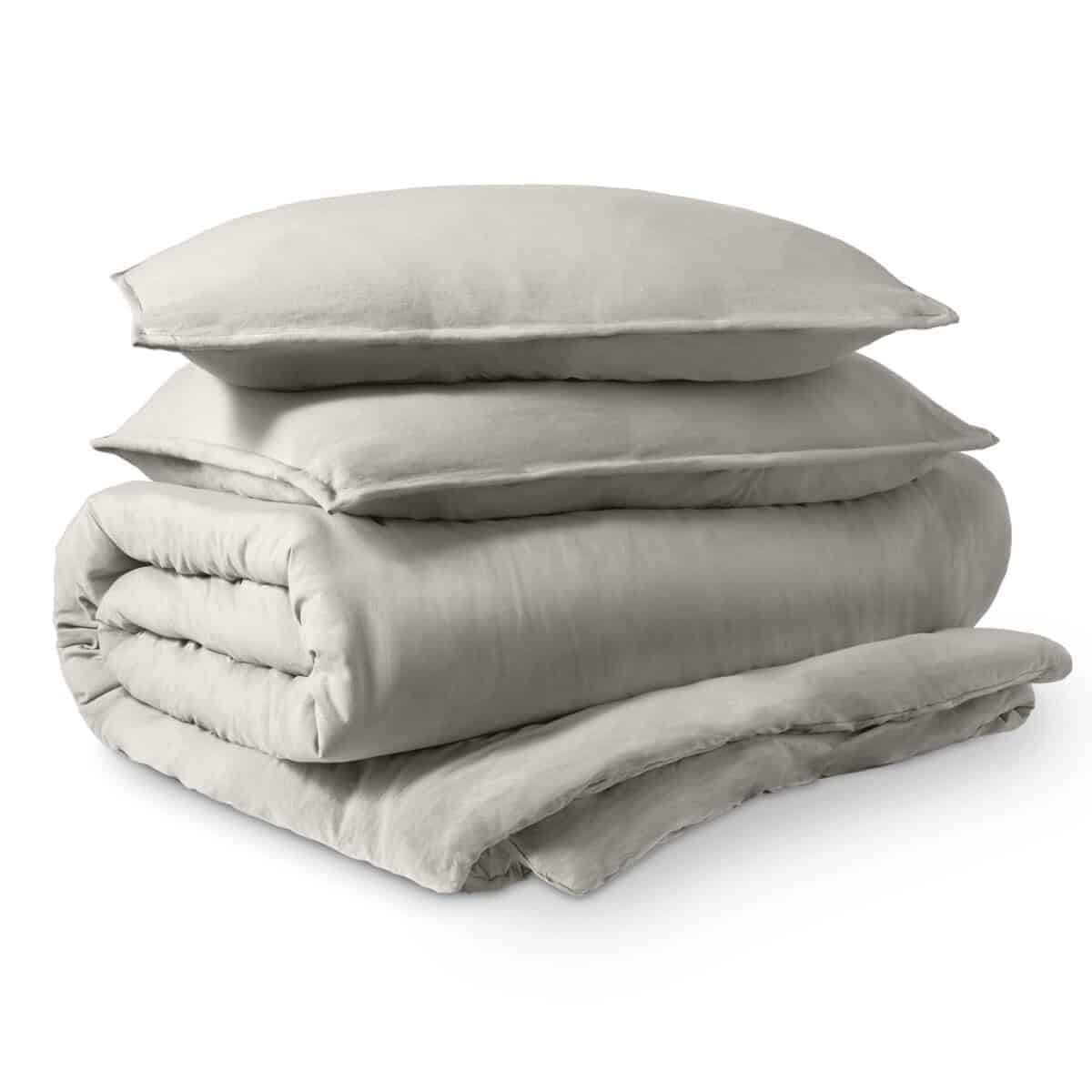 Juego de Funda Nórdica Ultra Suave Lavada -Niebla