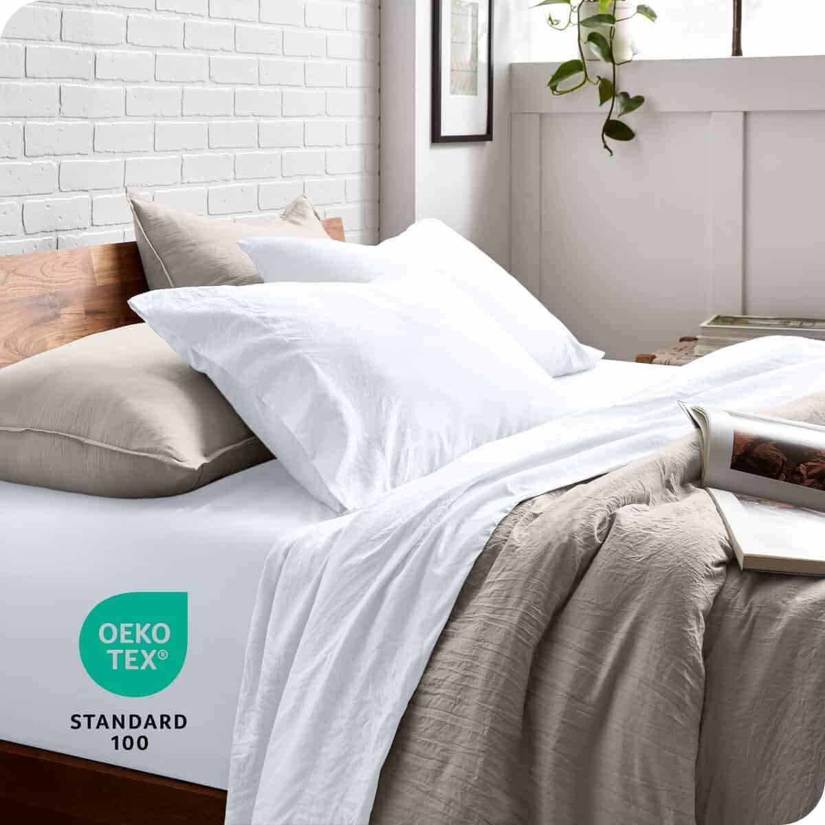 Juego de Funda Nórdica Ultra Suave Lavada -Niebla - Imagen 7