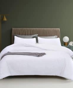 Juego de Edredón Blanco Houseri Queen - Edredón Esponjoso