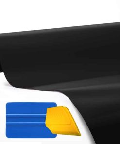 Película de vinilo negro mate para envoltura automotriz