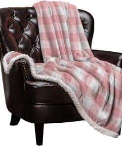 Manta de Sherpa Fleece Roses Garden, Manta de Cama de