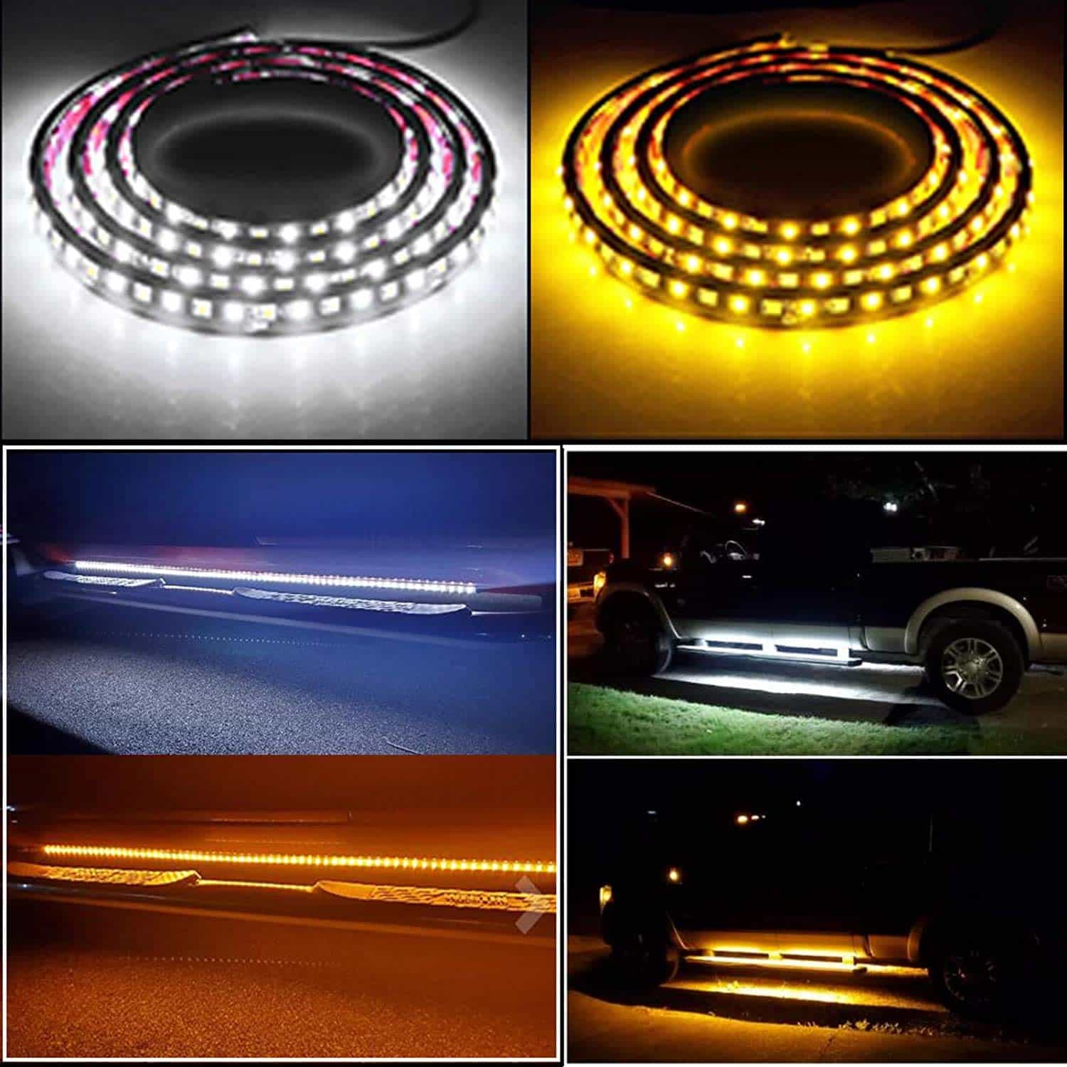 NBWDY 2Pcs 62 pulgadas Luces de Tablero de Correr LED Tiras - Imagen 4