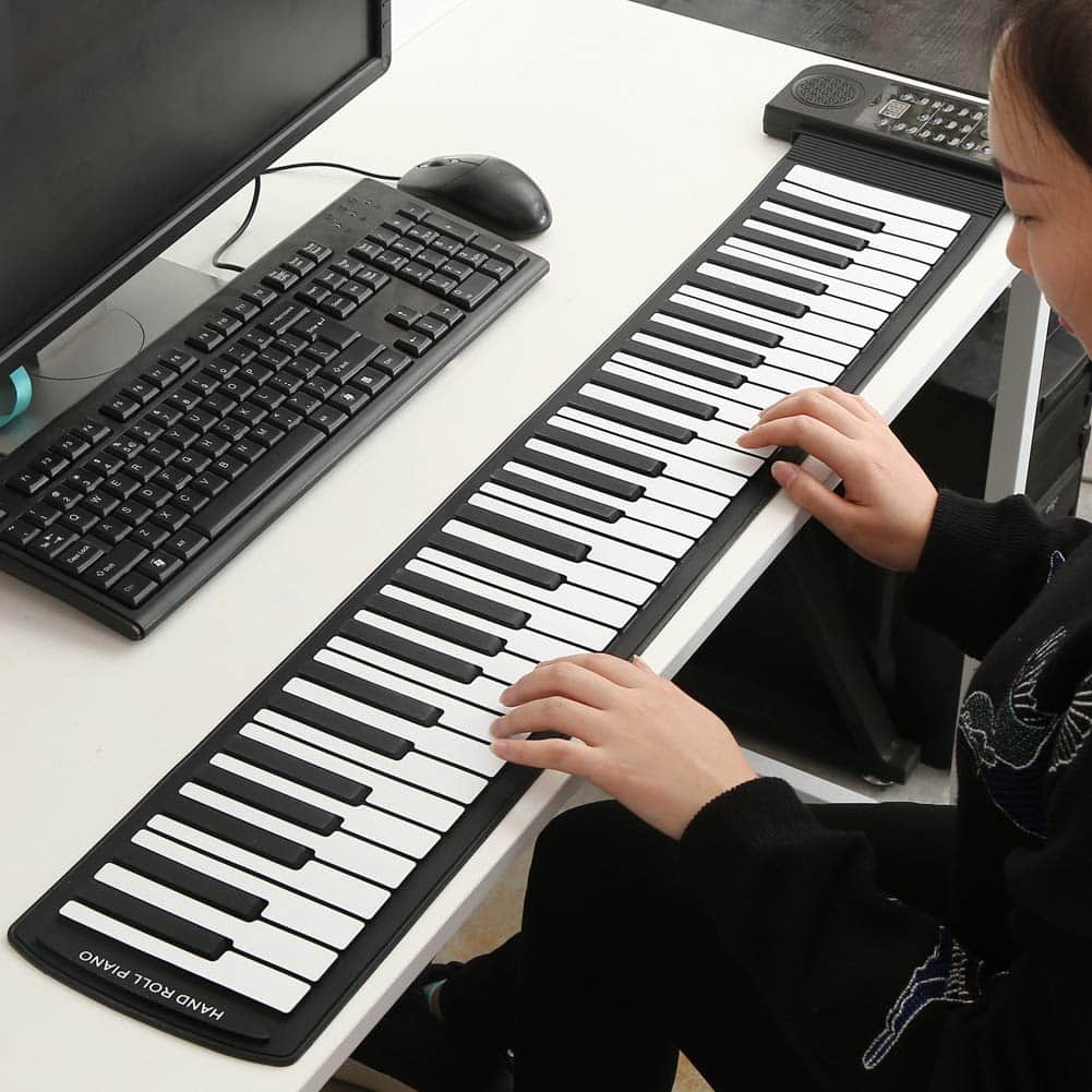Piano de 61 Teclas Actualizado, Nuevo Piano Portátil de - Imagen 3