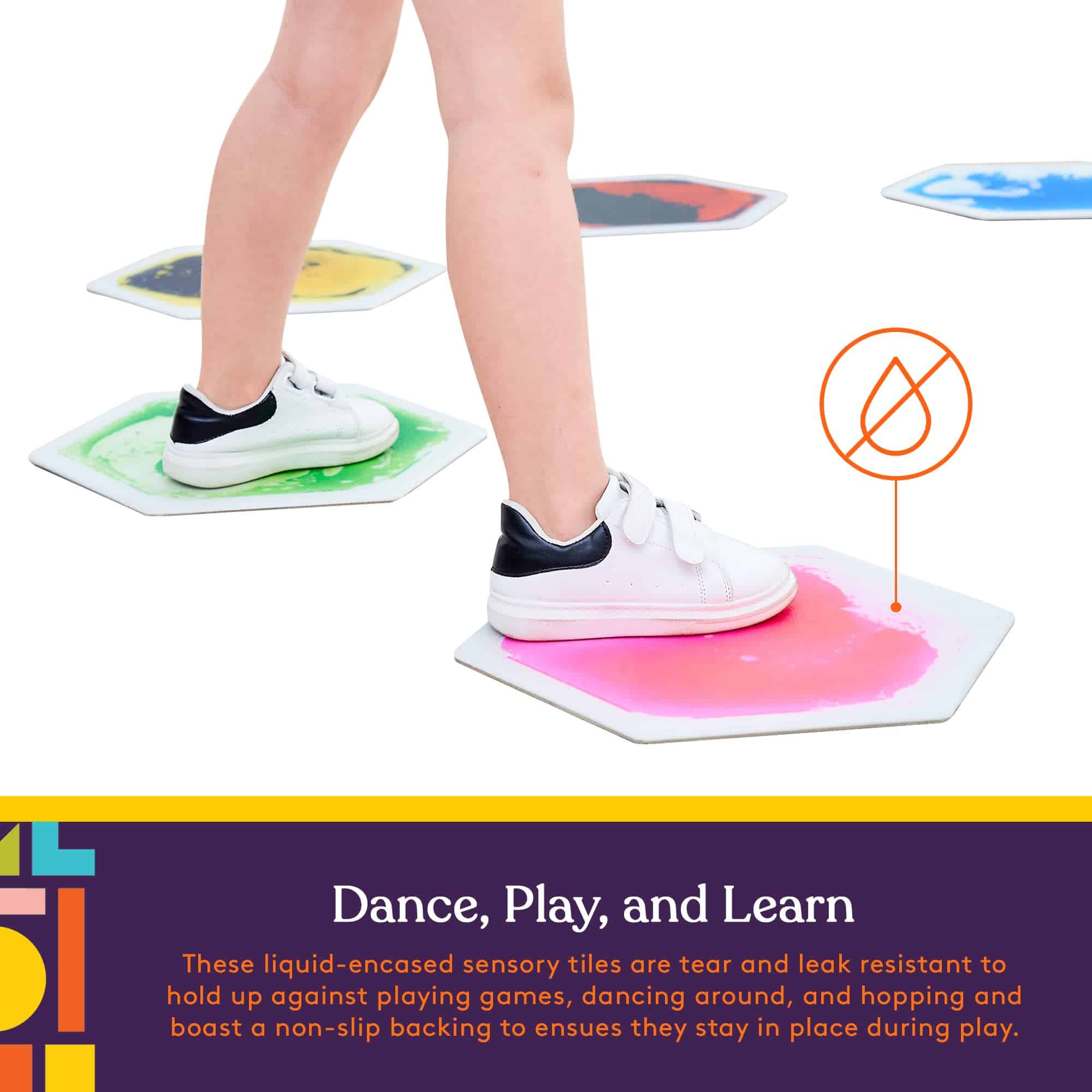 Mosaicos de Piso Líquido Hexagonales para Niños de Special - Imagen 5