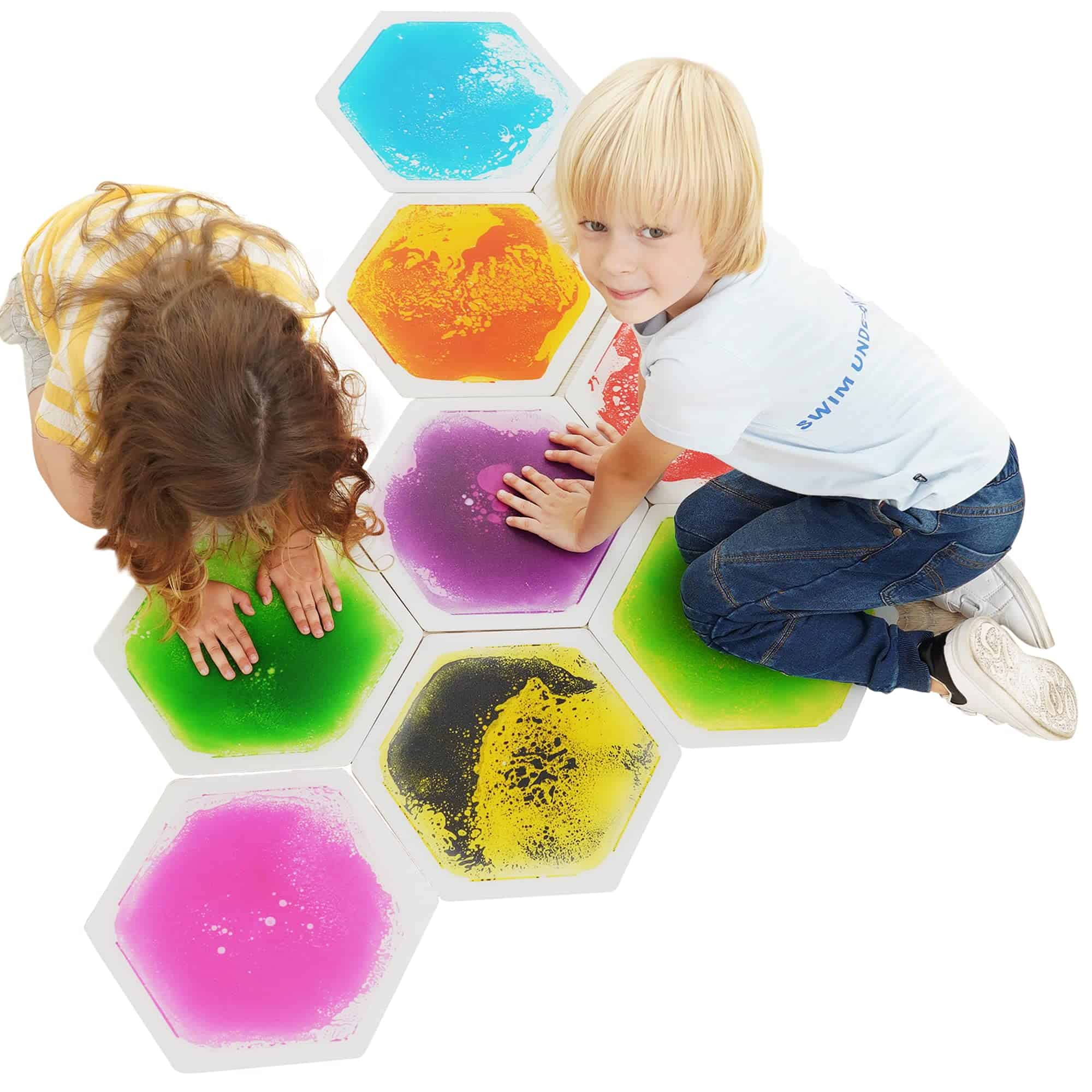 Mosaicos de Piso Líquido Hexagonales para Niños de Special - Imagen 10