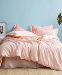 Juego de Funda Nórdica MILDLY Rosa 100% Algodón de Fibra
