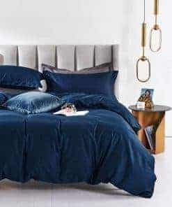 Juego de Funda Nórdica MILDLY 100% Algodón Peinado Azul