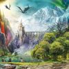 Rompecabezas Ravensburger Reign of Dragons de 3000 Piezas |