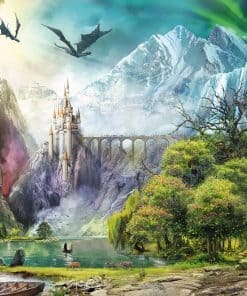 Rompecabezas Ravensburger Reign of Dragons de 3000 Piezas |