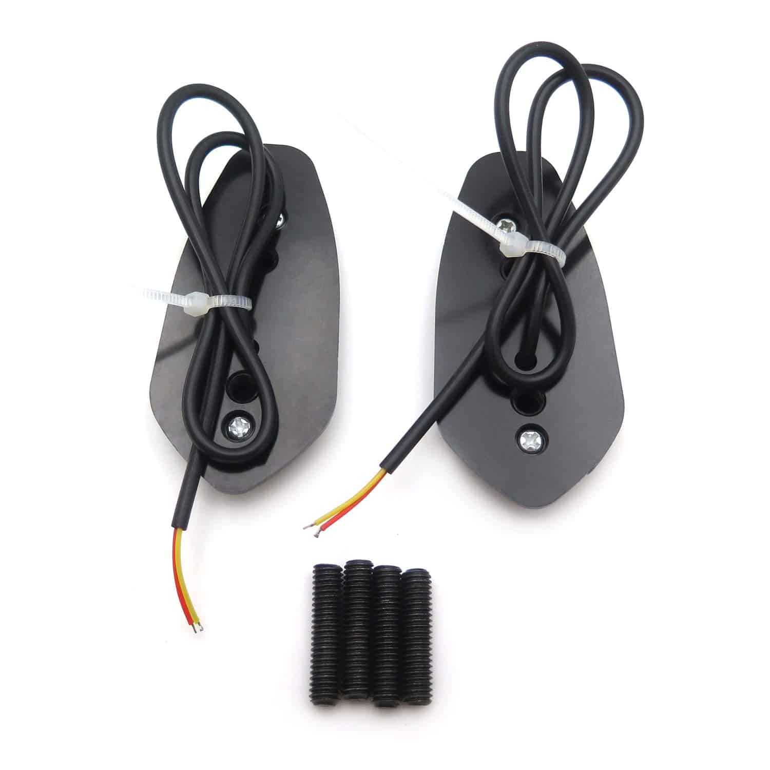 Bloque de Base de Espejo de Luz de Señal LED HTTMT Negro - Imagen 6