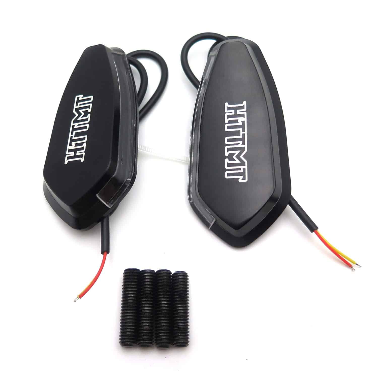 Bloque de Base de Espejo de Luz de Señal LED HTTMT Negro