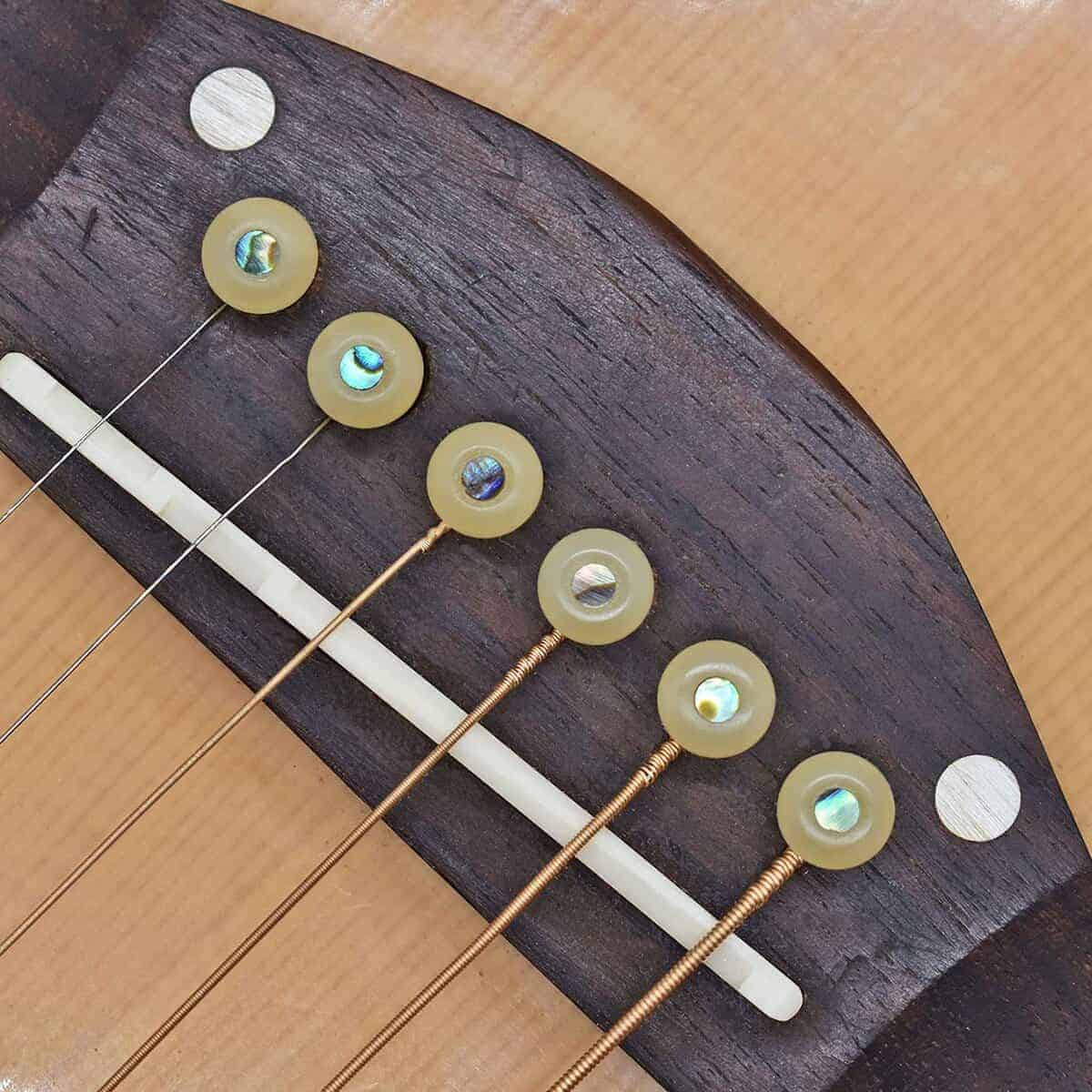 Puente de Guitarra Acústica Vencetmat Sin Blanquear, Hecho - Imagen 4
