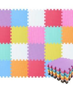 qqpp EVA Rubber 20 Tiles Tapetes de Piso de Espuma de