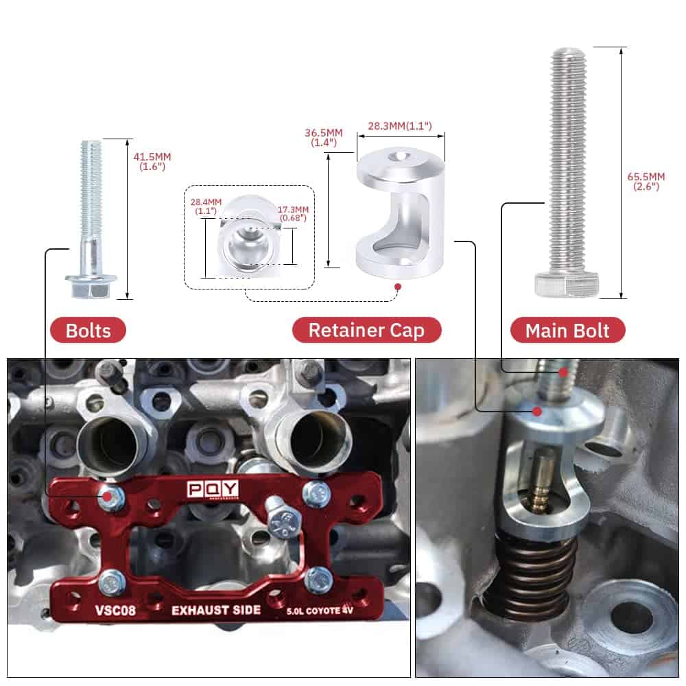 Herramienta Compresora de Resorte de Válvulas de Motor PQY - Imagen 6