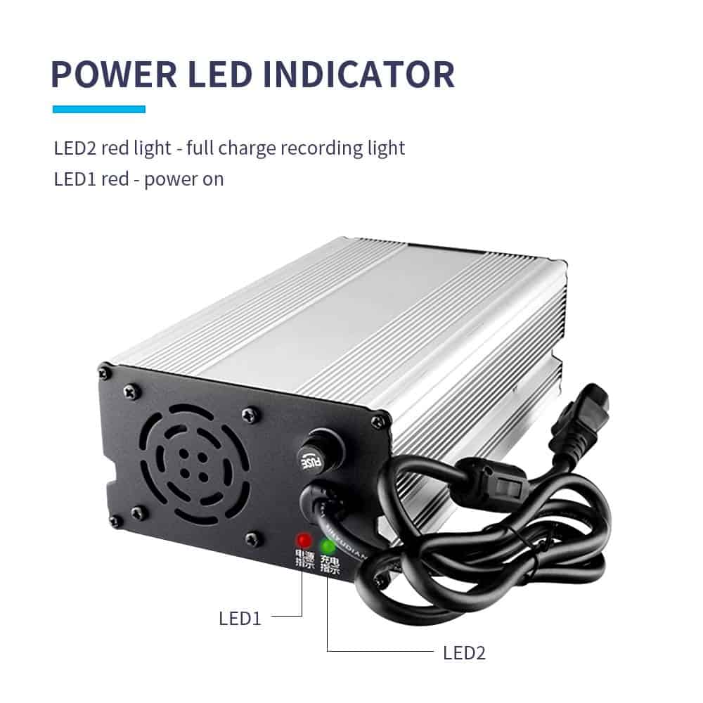 Cargador de batería con enchufe 36 -Negro - Imagen 5