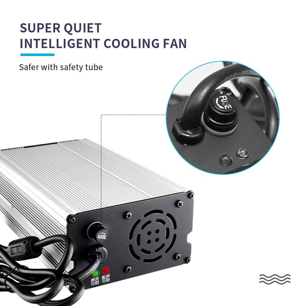 Cargador de batería con enchufe 36 -Negro - Imagen 6