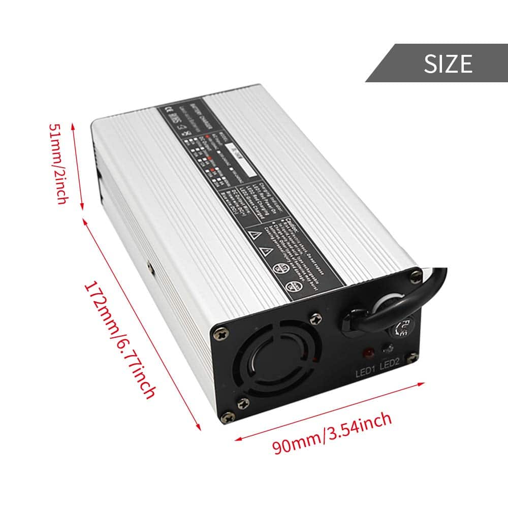 Cargador de batería con enchufe 36 -Negro - Imagen 4