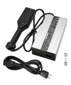 Cargador de batería con enchufe 36 -Negro