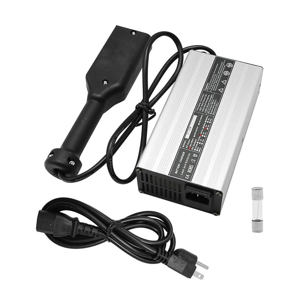 Cargador de batería con enchufe 36 -Negro