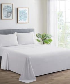 Juego de Sábanas 600 Hilos Ultra Suave con Bolsillos