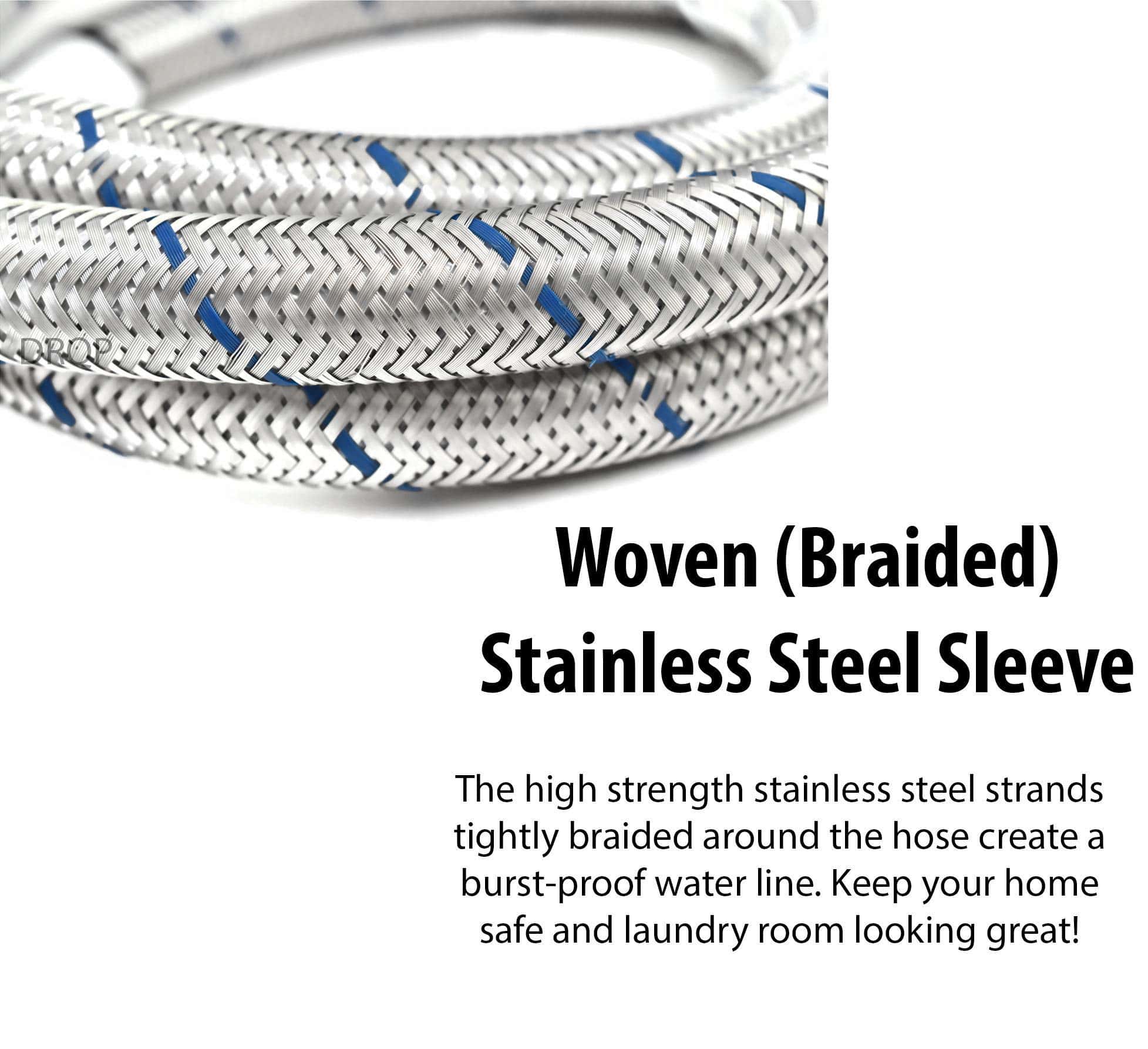 Juego de mangueras de acero inoxidable para lavadora - Imagen 4