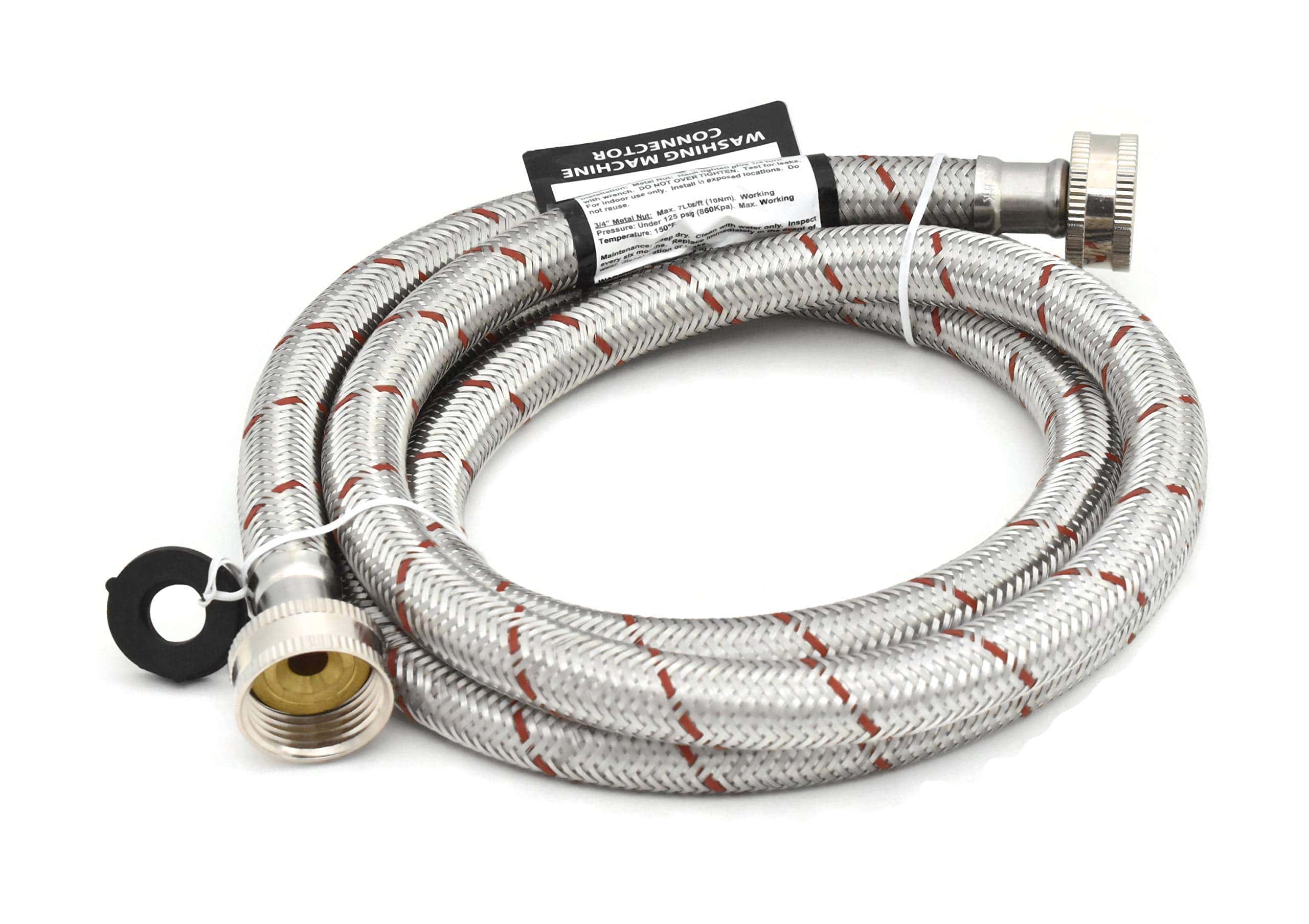 Juego de mangueras de acero inoxidable para lavadora - Imagen 7