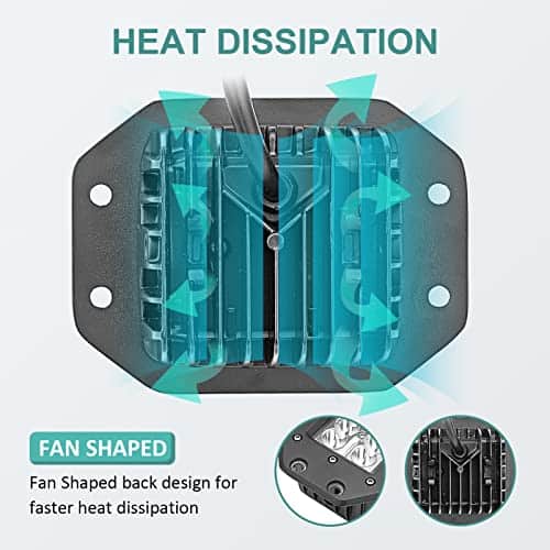 WeiSen 2x 24W Faros LED de Conducción Off-Road y Luz - Imagen 7