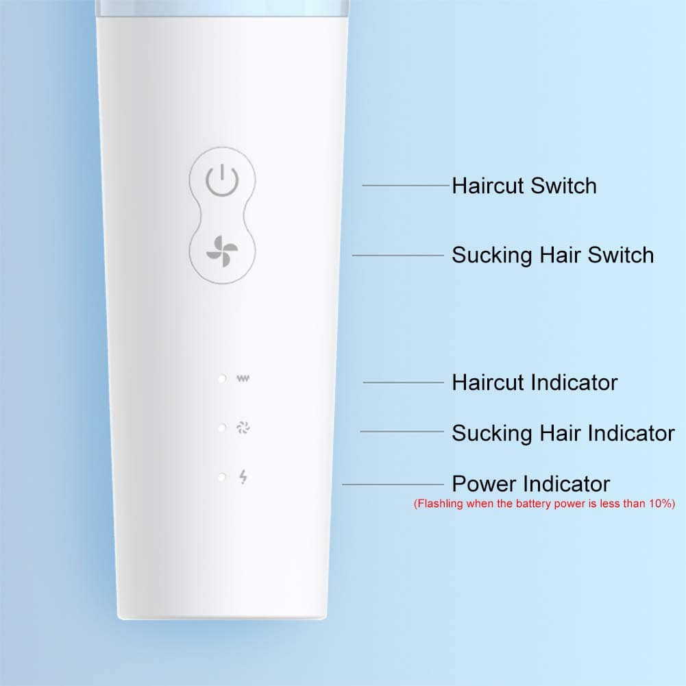 Cortadora de Cabello ENSSU para Niños con Aspiradora, - Imagen 6