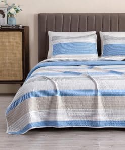 Set de Colcha Reversible de 3 Piezas para Cama Full/Queen