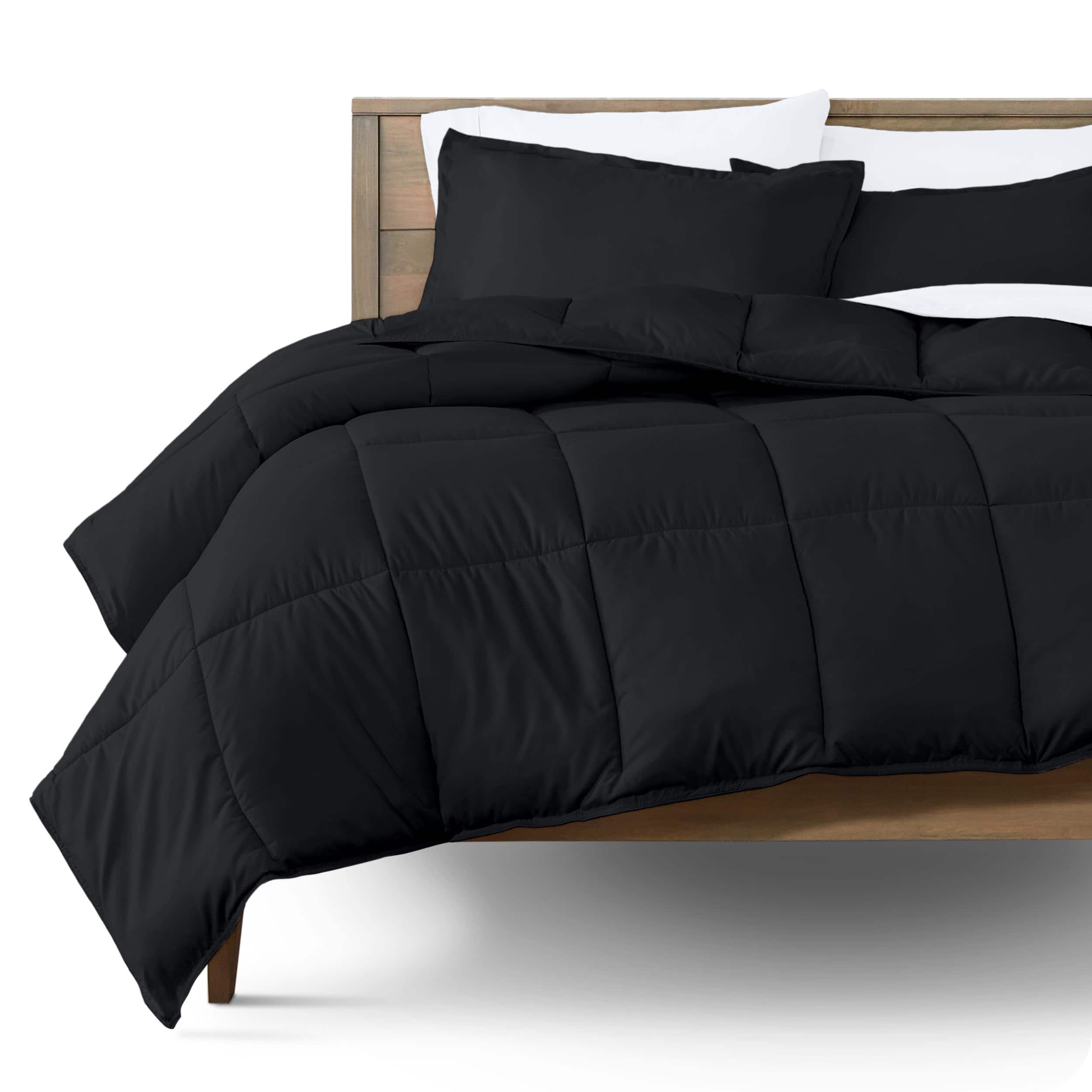 Set de edredón Bare Home - Tamaño completo - -Negro